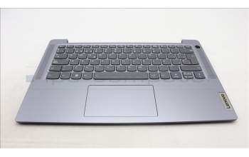 Lenovo 5CB1M47840 C-Cover with keyboard, Spanish, Arctic Grey, Fingerprint, UK