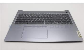 Lenovo 5CB1M48021 C-Cover with keyboard, Portuguese, Arctic Grey, Non-Backlight, Non-Fingerprint, UK
