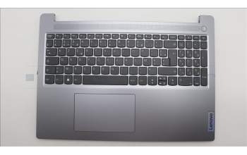 Lenovo 5CB1M48058 C-Cover with keyboard, French, Arctic Grey, Non-Backlight, Non-Fingerprint, US