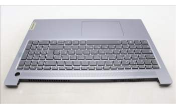 Lenovo 5CB1M48201 C-Cover with keyboard, German, Arctic Grey, Backlight, Non-Fingerprint, UK