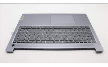 Lenovo 5CB1M48212 C-Cover with keyboard, Portuguese, Arctic Grey, Backlight, Non-Fingerprint, UK
