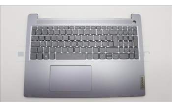 Lenovo 5CB1M48220 C-Cover with keyboard, UK English, Arctic Grey, Backlight, Non-Fingerprint, UK
