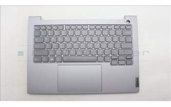 Lenovo 5CB1M48330 C-Cover with keyboard,USA English,Arctic Grey,Backlight