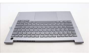 Lenovo 5CB1M48330 C-Cover with keyboard, English, Arctic Grey, Backlight, US