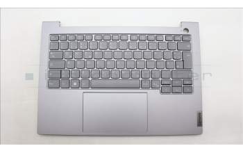 Lenovo 5CB1M48335 C-Cover with keyboard,German,Arctic Grey,Backlight