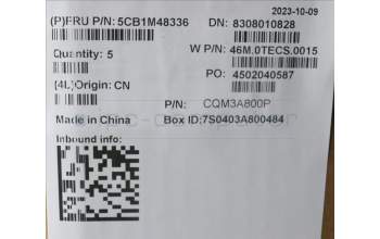 Lenovo 5CB1M48336 C-Cover with keyboard, Greek, Arctic Grey, Backlight, US