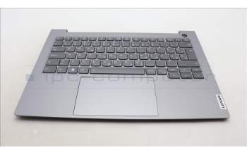 Lenovo 5CB1M48347 C-Cover with keyboard, Slovenian, Arctic Grey, Backlight, UK
