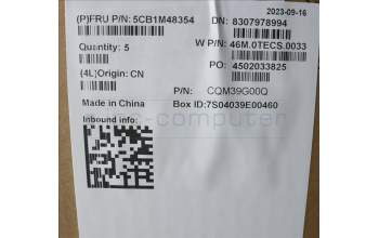 Lenovo 5CB1M48354 C-Cover with keyboard, Ukraine, Arctic Grey, Backlight, US