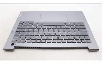 Lenovo 5CB1M48354 C-Cover with keyboard, Ukraine, Arctic Grey, Backlight, US
