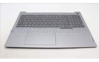 Lenovo 5CB1M48396 C-Cover with keyboard, Czech/Slovakian, Arctic Grey, Backlight, UK