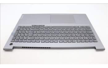 Lenovo 5CB1M48396 C-Cover with keyboard, Czech/Slovakian, Arctic Grey, Backlight, UK