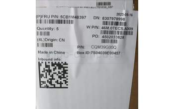 Lenovo 5CB1M48397 COVER Upper Case ASM_ENG W21KK AG BL