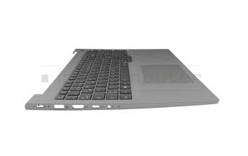 5CB1M48402 original Lenovo keyboard incl. topcase DE (german) dark grey/grey with backlight