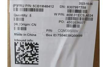 Lenovo 5CB1M48412 C-Cover with keyboard, Portuguese, Arctic Grey, Backlight, UK