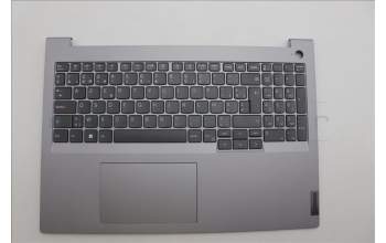 Lenovo 5CB1M48424 C-Cover with keyboard, Belgian, Arctic Grey, Non-Backlight, UK