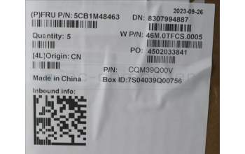 Lenovo 5CB1M48463 COVER Upper Case ASM_CZE/SLK W21KG AGBL