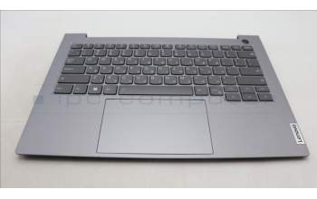 Lenovo 5CB1M48471 C-Cover with keyboard, Hebrew, Arctic Grey, Backlight, US