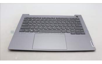Lenovo 5CB1M48480 C-Cover with keyboard, Russian, Arctic Grey, Backlight, US