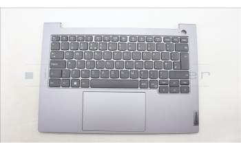 Lenovo 5CB1M48518 C-Cover with keyboard, UK English, Arctic Grey, Non-Backlight, UK