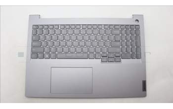 Lenovo 5CB1M48520 C-Cover with keyboard, Arabic, Arctic Grey, Backlight, US