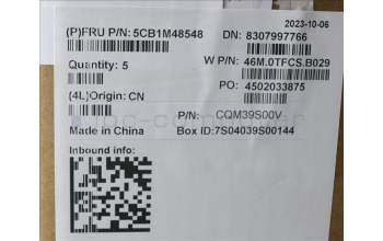 Lenovo 5CB1M48548 COVER Upper Case ASM_UKE W21KH AGBL U