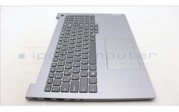 Lenovo 5CB1M48551 C-Cover with keyboard, Arabic, Arctic Grey, Non-Backlight, US