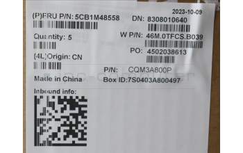 Lenovo 5CB1M48558 COVER Upper Case ASM_FRA W21KH AGNBL U