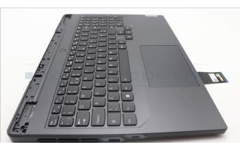 Lenovo 5CB1M51002 C-Abdeckung mit Tastatur, Englisch (GB), Grau, RGB Hintergrundbel