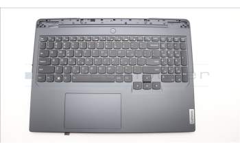 Lenovo 5CB1M51007 C-Abdeckung mit Tastatur, Griechisch, Grau, RGB Hintergrundbel