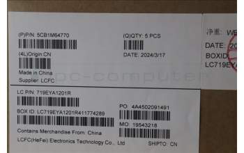 Lenovo 5CB1M64770 C-Cover with keyboard, Bulgarian, White Backlight, UK