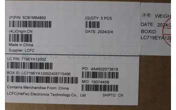 Lenovo 5CB1M64892 COVER Upper Case ASM_USA ENG L 83DERGB