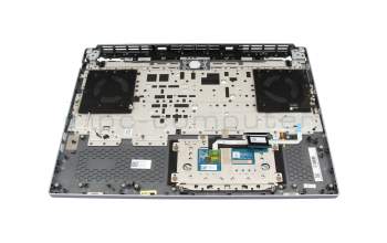 5CB1M72407 original Lenovo keyboard incl. topcase DE (german) black/grey with backlight