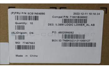 Lenovo 5CB1N54890 COVER Lower Case C 83DC AB