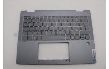 Lenovo 5CB1N61301 C-Cover with keyboard, Portuguese, Luna Grey, w/Storm Grey Keycaps, UK