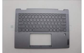 Lenovo 5CB1N61306 C-Cover with keyboard, Russian, Luna Grey, w/Storm Grey Keycaps, US