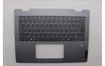 Lenovo 5CB1N61326 C-Cover with keyboard, UK English, Luna Grey, w/Grey Keycaps, UK