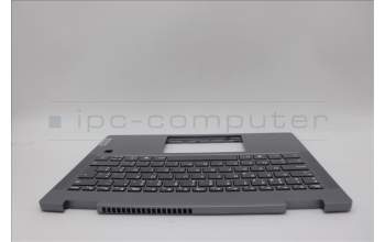 Lenovo 5CB1N61345 C-Cover with keyboard, Belgian, Luna Grey, w/Grey Keycaps, UK