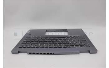 Lenovo 5CB1N61349 C-Cover with keyboard, US English Euro, Luna Grey, w/Grey Keycaps, US