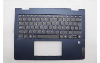Lenovo 5CB1N61406 C-Cover with keyboard, Belgian, Cosmic Blue, w/Grey Keycaps, UK