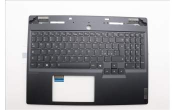 Lenovo 5CB1N61434 C-Cover with keyboard, Italian, Eclipse Black, White Backlight, UK