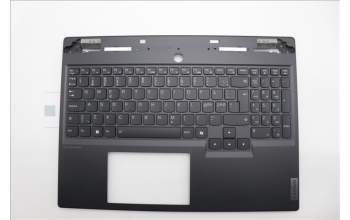 Lenovo 5CB1N61441 C-Cover with keyboard, Nordic, Eclipse Black, White Backlight, UK