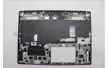 Lenovo 5CB1N61441 C-Cover with keyboard, Nordic, Eclipse Black, White Backlight, UK