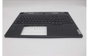 Lenovo 5CB1N61441 C-Cover with keyboard, Nordic, Eclipse Black, White Backlight, UK