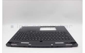 Lenovo 5CB1N61477 C-Cover with keyboard, Belgian, Eclipse Black, RGB Backlight, UK