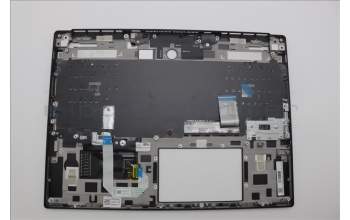 Lenovo 5CB1N61480 C-Cover with keyboard, Switzerland, Eclipse Black, RGB Backlight, UK