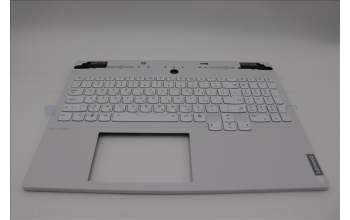 Lenovo 5CB1N61494 C-Cover with keyboard, Hebrew, White, RGB Backlight, US
