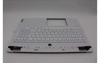 Lenovo 5CB1N61494 C-Cover with keyboard, Hebrew, White, RGB Backlight, US