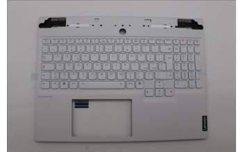 Lenovo 5CB1N62134 C-Cover with keyboard, Italian, White, RGB Backlight, UK
