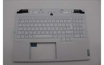 Lenovo 5CB1N62147 C-Cover with keyboard, Nordic, White, RGB Backlight, UK