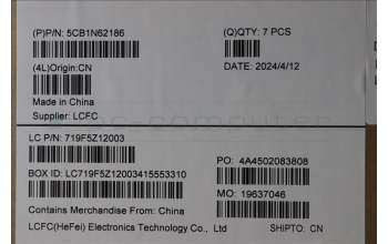 Lenovo 5CB1N62186 Cover L 83DN A_YA_TT_B